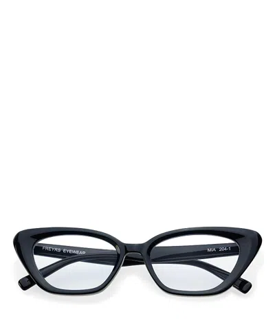 Freyrs Eyewear Mia Blue Light Reading Glasses, 51mm In Black