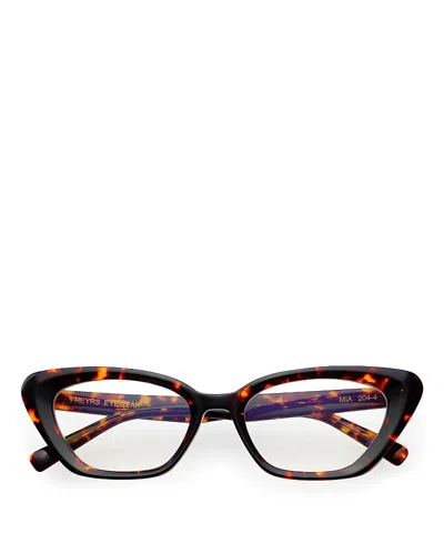 Freyrs Eyewear Mia Blue Light Reading Glasses, 51mm In Metallic