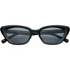 Freyrs Eyewear Mia Cat Eye Sunglasses In Black