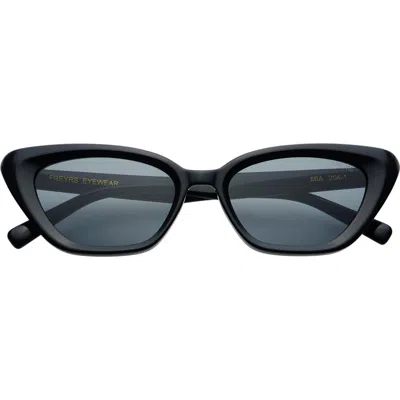 Freyrs Eyewear Mia Cat Eye Sunglasses In Black