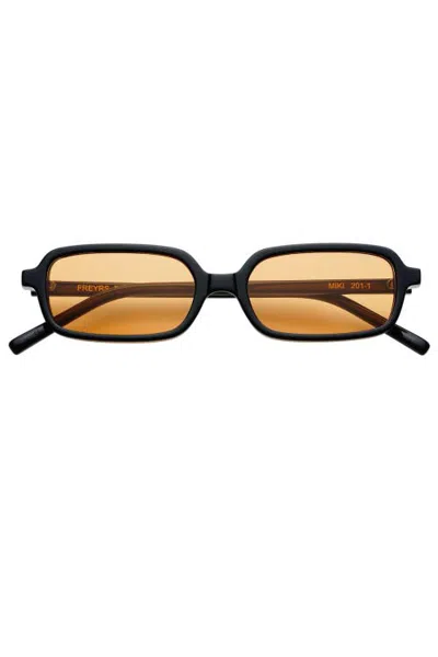 Freyrs Eyewear Miki Rectangular Sunglasses In Brown