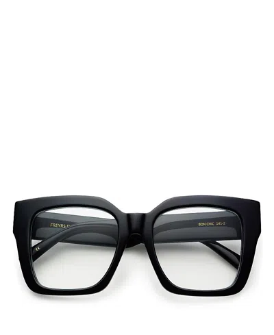 Freyrs Eyewear Oversized Womens Blue Light Reading Glasses, 52 Mm In Black
