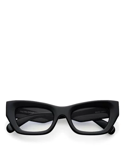 Freyrs Eyewear Selina Blue Light Reading Glasses, 50mm In Black