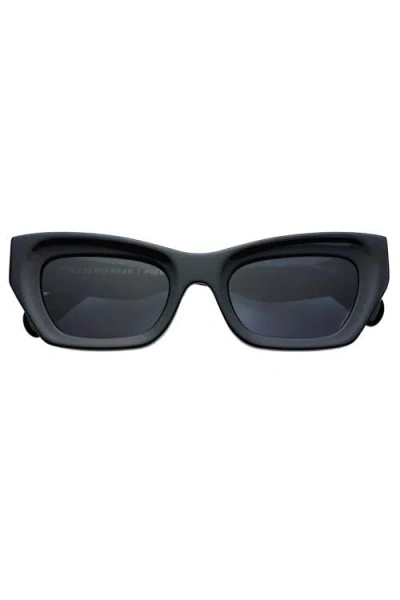 Freyrs Eyewear Selina Cat Eye Sunglasses In Black