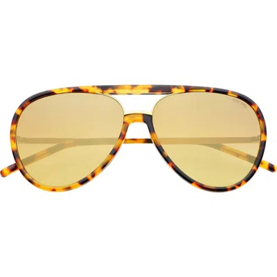 Freyrs Eyewear Shay Aviator Sunglasses In Gold