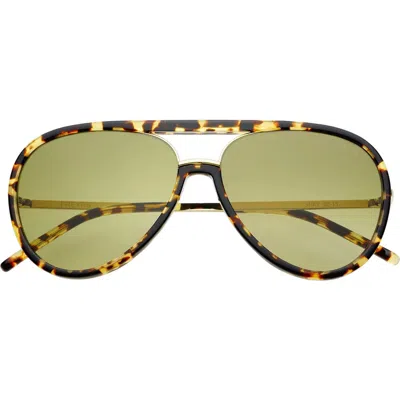 Freyrs Eyewear Shay Aviator Sunglasses In Brown