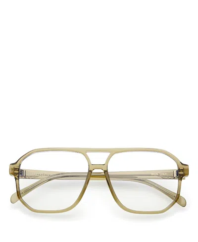 Freyrs Eyewear Unisex Aviator Billie Blue Light Reading Glasses, 58mm In Neutral