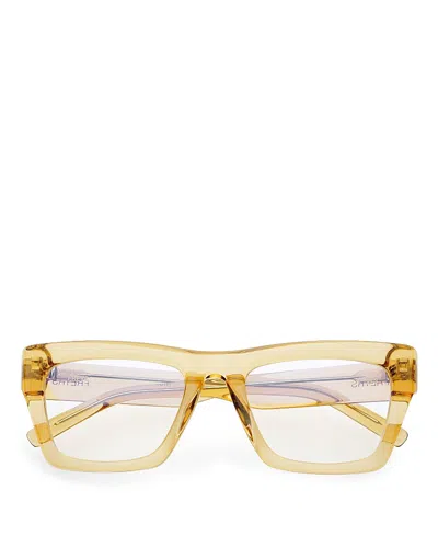 Freyrs Eyewear Unisex Nico Blue Light Reading Glasses, 52mm In Yellow