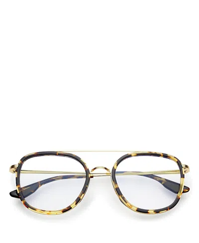 Freyrs Eyewear Unisex Round Weston Blue Light Reading Glasses, 50mm In Brown