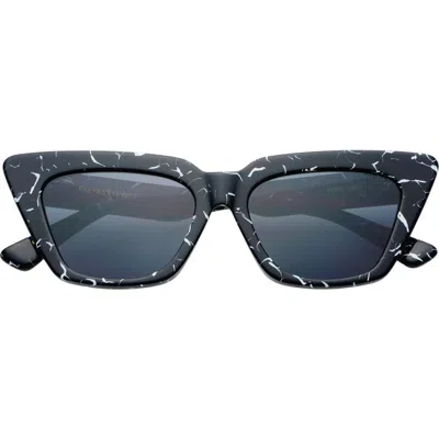 Freyrs Eyewear Vista Cat Eye Sunglasses In Blue