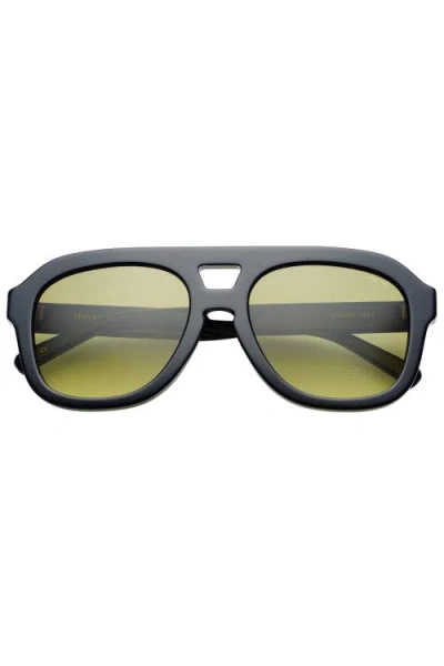 Freyrs Eyewear Voyager Oversized Aviator Sunglasses In Gray