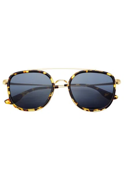 Freyrs Eyewear Weston Round Sunglasses In Brown