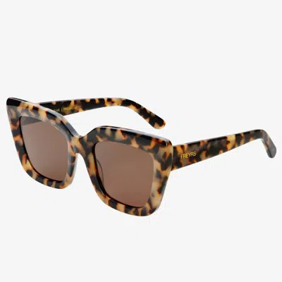 Freyrs Eyewear Women's Cat Eye Non-polarized Sunglasses In Milky Tortoise In Brown