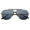 Freyrs Eyewear Women's Logan Aviator Glasses In Black In Blue