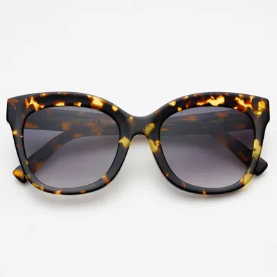 Freyrs Eyewear Women's Naples Acetate Cat Eye Sunglasses In Tortoise In Multi