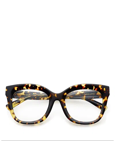 Freyrs Eyewear Women's Naples Blue Light Reading Glasses, 52mm In Brown