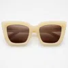 Freyrs Eyewear Women's Portofino Oversized Cat Eye Non-polarized Sunglasses In Tan In Multi