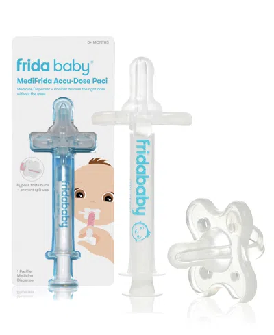 Frida Baby Medi The Accu-dose Pacifier Baby Medicine Dispenser In White