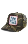 Friday Feelin ' Aloha Patch Trucker Hat In Camo