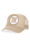 Friday Feelin ' Beach Bum Club Patch Trucker Hat