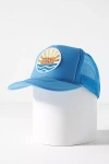 Friday Feelin Beach Please Trucker Hat In Blue