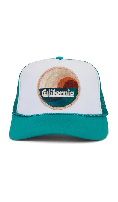 Friday Feelin California Waves Hat In White