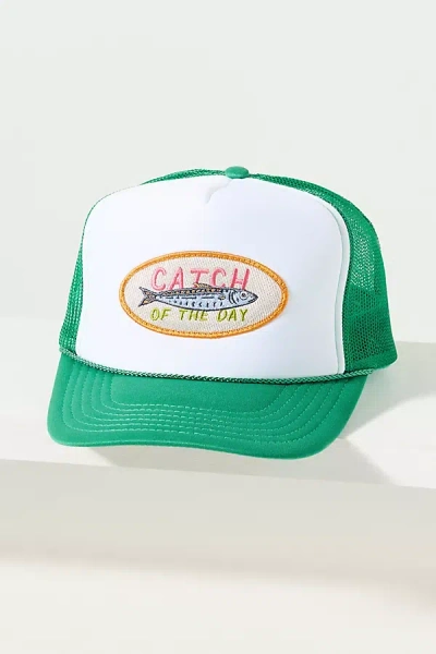 Friday Feelin Catch Of The Day Trucker Hat In Green