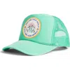 Friday Feelin Explore Your World Trucker Hat In Green