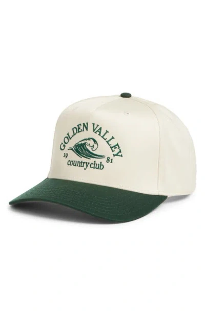 Friday Feelin ' Golden Valley Country Club Adjustable Snapback Hat In White