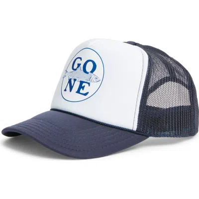 Friday Feelin ' Gone Fishin Baseball Cap In Blue