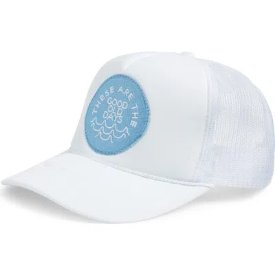 Friday Feelin ' Good Days Baseball Cap In White