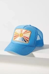 Friday Feelin Happy Rays Trucker Hat In Blue