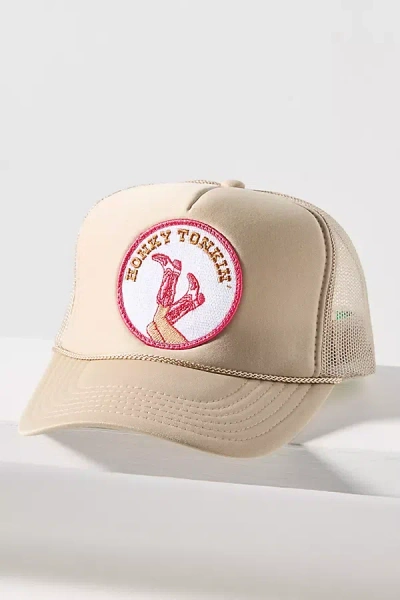 Friday Feelin Honky Tonkin' Trucker Hat In Sand