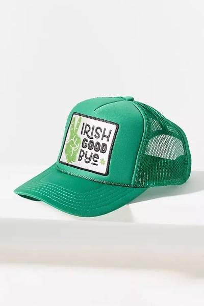 Friday Feelin Irish Goodbye Trucker Hat In Green