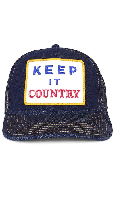 Friday Feelin Keep It Country Hat In 牛仔