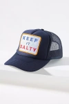 Friday Feelin Keep It Salty Trucker Hat In Blue