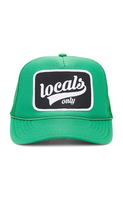 Friday Feelin Locals Only Hat In Green