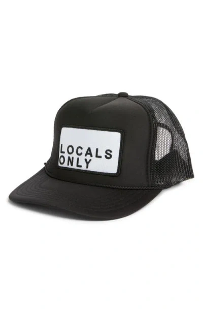FRIDAY FEELIN FRIDAY FEELIN’ LOCALS ONLY PATCH TRUCKER HAT