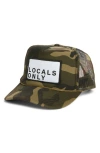 Friday Feelin ' Locals Only Patch Trucker Hat In Camo
