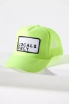 Friday Feelin Locals Only Trucker Hat In Green