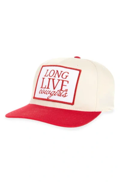 Friday Feelin ' Long Live Cowgirls Patch Trucker Hat