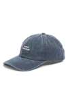 Friday Feelin ' Merci Beaucoup Cotton Baseball Cap In Blue