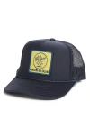 Friday Feelin ' Mountains Are Calling Patch Trucker Hat In Navy