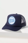 Friday Feelin Powder To The People Trucker Hat In Blue