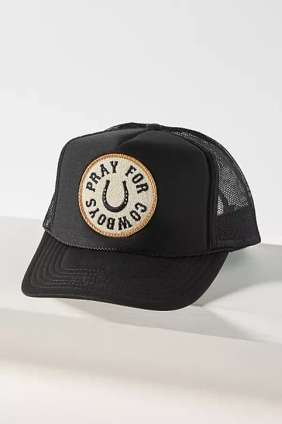 Friday Feelin Pray For Cowboys Trucker Hat In Black
