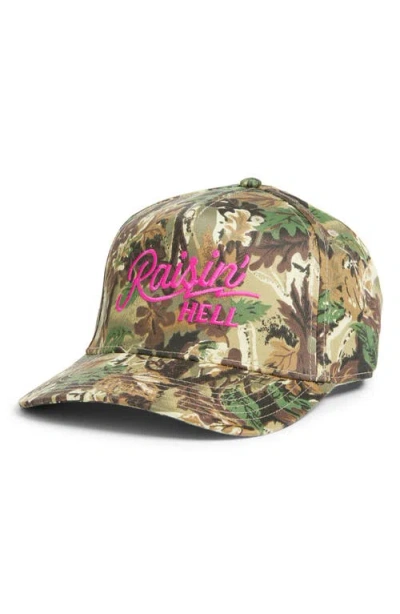 Friday Feelin ' Raisin' Hell Baseball Hat In Green