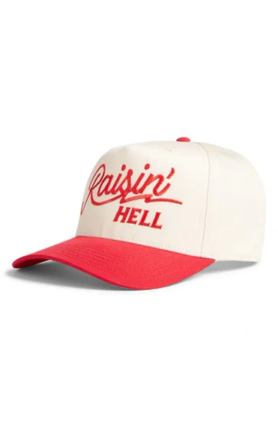 Friday Feelin ' Raisin' Hell Baseball Hat In Multi
