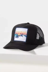 Friday Feelin Snow Bunny Trucker Hat In Black