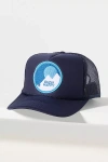 Friday Feelin Snow Happy Trucker Hat In Blue
