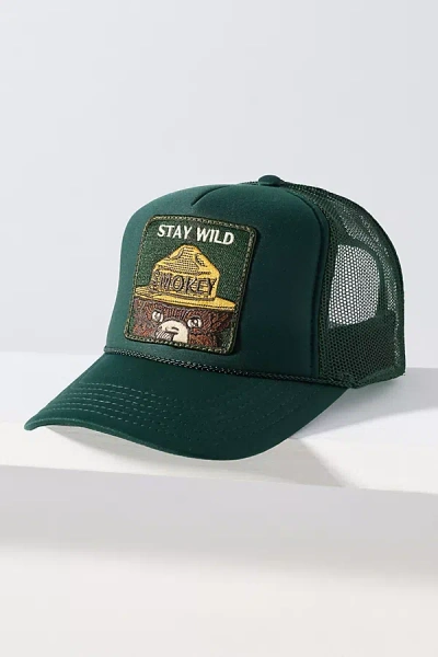 Friday Feelin Stay Wild Trucker Hat In Brown